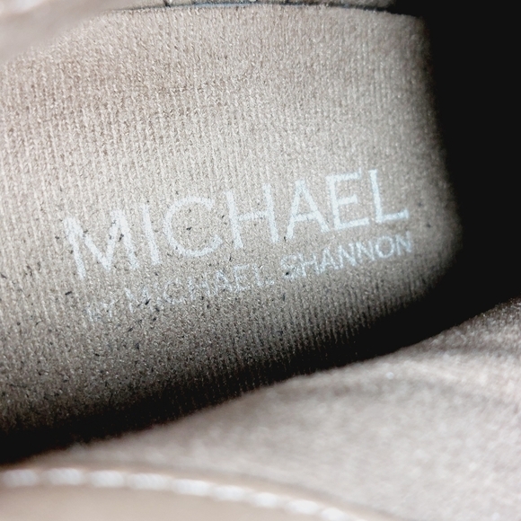 Michael by Michael Shannon Miley Women’s Tan Suede Ankle Boots T495 - Picture 9 of 10